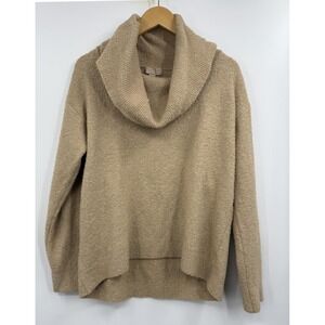 Barefoot Dreams EcoChic Sweater Womens Medium Cowl Neck Pullover BDWNV20803‎